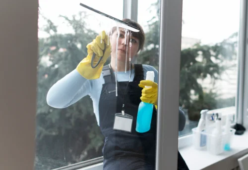 Nettoyage de vitres intérieures et extérieures à Moulle
